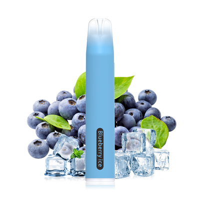 1500 Puffs E Cigarette , Blueberry Ice Flavor ,3.6V Voltage  , 5.0ML  21*116.5mm